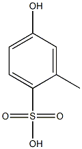 4-Hydroxy-2-methylbenzenesulfonic acid 化学構造式
