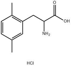 2,5-Dimethy-DL-Phenylalanine hydrochloride 化学構造式