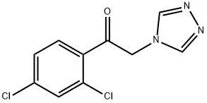 Ethanone, 1-(2,4-dichlorophenyl)-2-(4H-1,2,4-triazol-4-yl)-,132653-23-7,结构式
