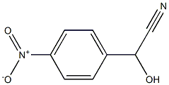 2-hydroxy-2-(4-nitrophenyl)acetonitrile Struktur