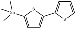 Stannane, [2,2'-bithiophen]-5-yltrimethyl-,133144-35-1,结构式