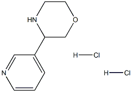 3-Pyridin-3-yl-morpholine dihydrochloride Structure