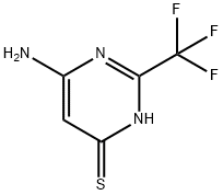 6-氨基-2-(三氟甲基)嘧啶E-4-硫醇,1333960-88-5,结构式