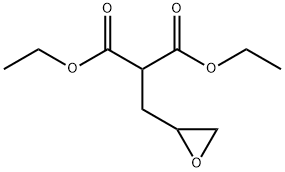 2-グリシジルマロン酸ジエチル 化学構造式