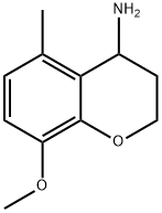 8-METHOXY-5-METHYL-3,4-DIHYDRO-2H-1-BENZOPYRAN-4-AMINE Structure
