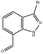3-Bromo-1H-indazole-7-carbaldehyde 结构式