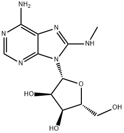 8-Methyaminoadenosine Struktur