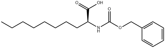 N-Cbz-S-2-amino-Decanoic acid Structure