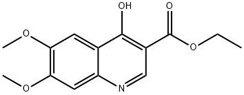 ethyl 4-hydroxy-6,7-dimethoxyquinoline-3-carboxylate Structure