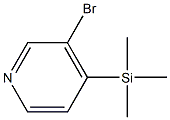 Pyridine, 3-bromo-4-(trimethylsilyl)- Structure