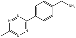 4-(6-甲基-1,2,4,5-四嗪-3-基)苄胺 结构式