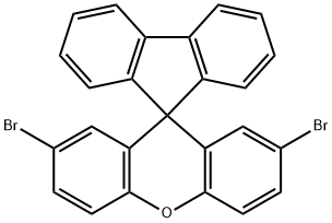 2′,7′-ジブロモスピロ[9H-キサンテン-9,9′-[9H]フルオレン] 化学構造式