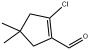 2-chloro-4,4-dimethylcyclopent-1-enecarbaldehyde 化学構造式