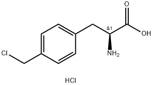 L-4-氯甲基苯丙氨酸盐酸盐,134790-19-5,结构式