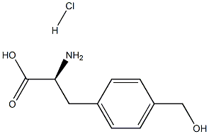 DL-4-hydroxymethyl-Phenylalanine hydrochloride 化学構造式