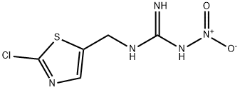 Guanidine, N-[(2-chloro-5-thiazolyl)methyl]-N'-nitro- Structure