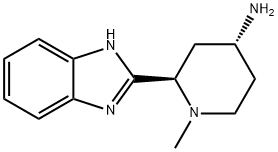 (2R,4R)-2-(1H-benzo[d]imidazol-2-yl)-1-methylpiperidin-4-amine Struktur