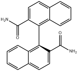 S-[1,1'-Binaphthalene]-2,2'-dicarboxamide Struktur