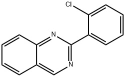 2-(2-クロロフェニル)キナゾリン 化学構造式
