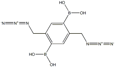 2,5-bis(azidomethyl)-1,4-phenylenediboronic acid,1356822-74-6,结构式