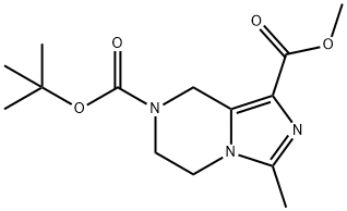 7-tert-butyl 1-methyl 3-methyl-5H,6H,7H,8H-imidazo[1,5-a]pyrazine-1,7-dicarboxylate,1359655-89-2,结构式