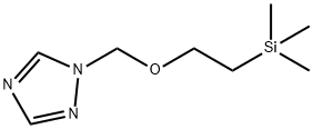 1-((2-(三甲基甲硅烷基)乙氧基)甲基)-1H-1,2,4-三唑, 136118-56-4, 结构式