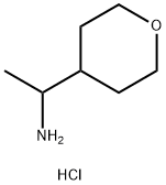 1-(TETRAHYDRO-2H-PYRAN-4-YL)ETHANAMINEHCL Structure