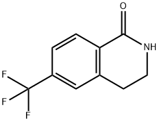 6-(trifluoromethyl)-3,4-dihydroisoquinolin-1(2H)-one 化学構造式