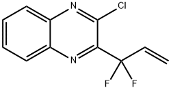 2-chloro-3-(1,1-difluoroallyl)quinoxaline Struktur