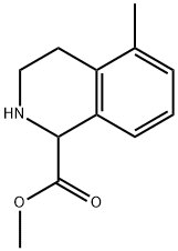 METHYL 5-METHYL-1,2,3,4-TETRAHYDROISOQUINOLINE-1-CARBOXYLATE Struktur