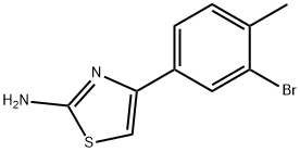 4-(3-bromo-4-methylphenyl)-1,3-thiazol-2-amine,1368857-03-7,结构式