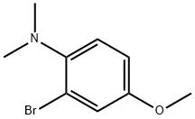 (2-Bromo-4-methoxy-phenyl)-dimethyl-amine 结构式