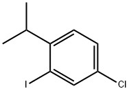 4-Chloro-2-iodo-1-isopropylbenzene Struktur