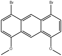 1,8-dibromo-4,5-dimethoxyanthracene Struktur