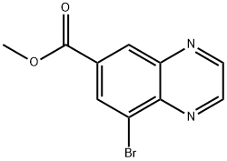 methyl 8-bromoquinoxaline-6-carboxylate Structure