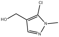 (5-Chloro-1-methyl-1H-pyrazol-4-yl)-methanol Structure