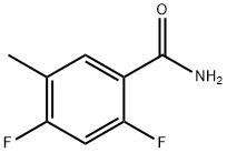 2,4-Difluoro-5-methylbenzamide Struktur