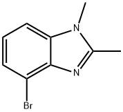 4-溴-1,2-二甲基-1H-苯并[D]咪唑 结构式