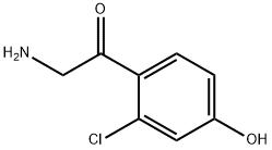 2-amino-1-(2-chloro-4-hydroxyphenyl)ethan-1-one,1379902-34-7,结构式