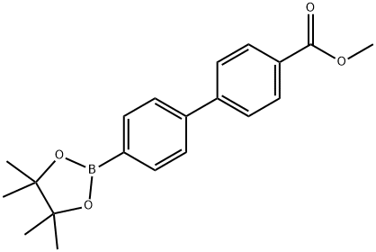 METHYL 4-[4-(TETRAMETHYL-1,3,2-DIOXABOROLAN-2-YL)PHENYL]BENZ 1G,1381957-27-2,结构式
