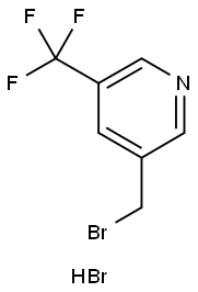 3-Bromomethyl-5-trifluoromethyl-pyridine HBR, 1384972-85-3, 结构式