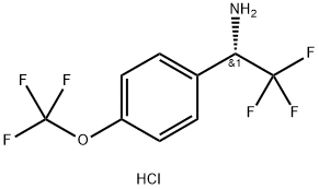(1S)-2,2,2-TRIFLUORO-1-[4-(TRIFLUOROMETHOXY)PHENYL]ETHYLAMINE HYDROCHLORIDE|(S)-2,2,2-三氟-1-(4-(三氟甲氧基)苯基)乙-1-胺盐酸盐