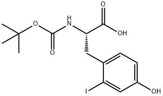 (Tert-Butoxy)Carbonyl L-2-Iodotyrosine, 1391584-40-9, 结构式