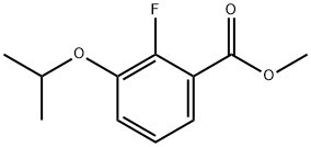 2-Fluoro-3-(1-methylethoxy)-benzoic acid methyl ester Struktur