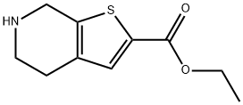 ETHYL 4,5,6,7-TETRAHYDROTHIENO[2,3-C]PYRIDINE-2-CARBOXYLATE Structure