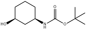 (1R,3S)-(3-Hydroxy-cyclohexyl)-carbamic acid tert-butyl ester,1403864-43-6,结构式