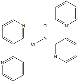 二氯四(吡啶)镍, 14076-99-4, 结构式