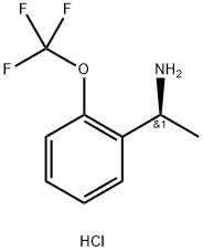 (1S)-1-[2-(TRIFLUOROMETHOXY)PHENYL]ETHYLAMINE HYDROCHLORIDE Struktur