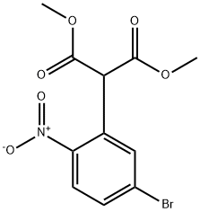 dimethyl 2-(5-bromo-2-nitrophenyl)malonate Structure