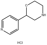 2-(pyridin-4-yl)morpholine dihydrochloride Structure